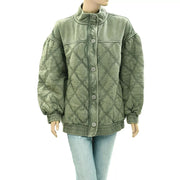 Free People Juno Quilted Jacket Top