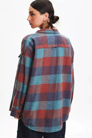 BDG Urban Outfitters Dani Flannel Shirt Tunic Top