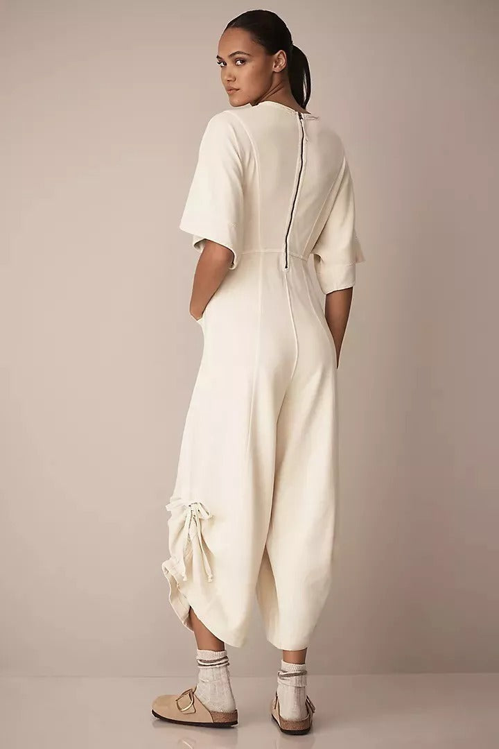 Daily Practice by Anthropologie Horizon Wide-Leg Jumpsuit