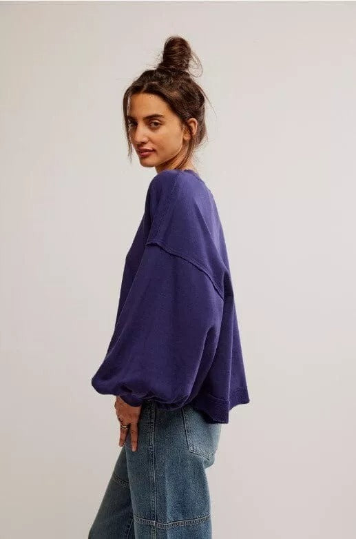 Free People Trish Sweatshirt Top