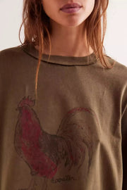 Free People We The Free Farm Friends Tee Tunic Top