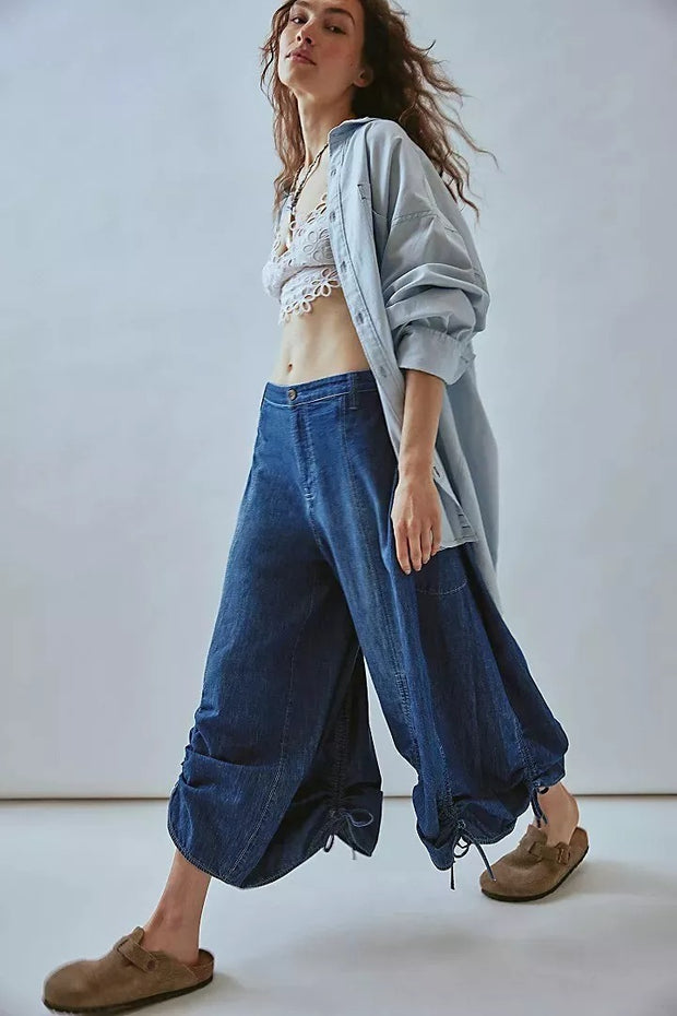 Free People We The Free Lily Fields Cinch Jeans Pants