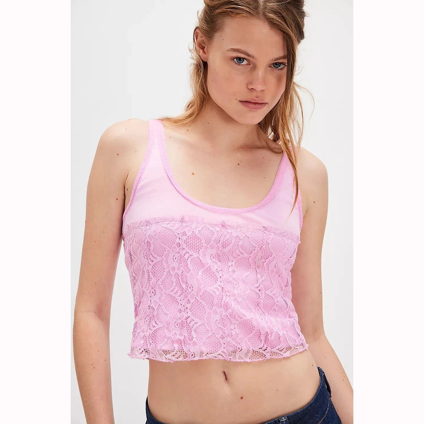 Free People Cosette Corset Tank Blouse Top – White Chocolate Couture