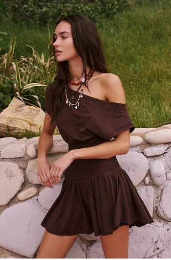 Free People Scorching Hot Mini Dress - Icey Apricot - XL Free People Scorching Hot Mini Dress - Icey Apricot - XL