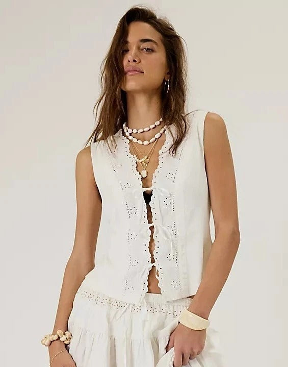 Free People Gesibelle Blouse Top