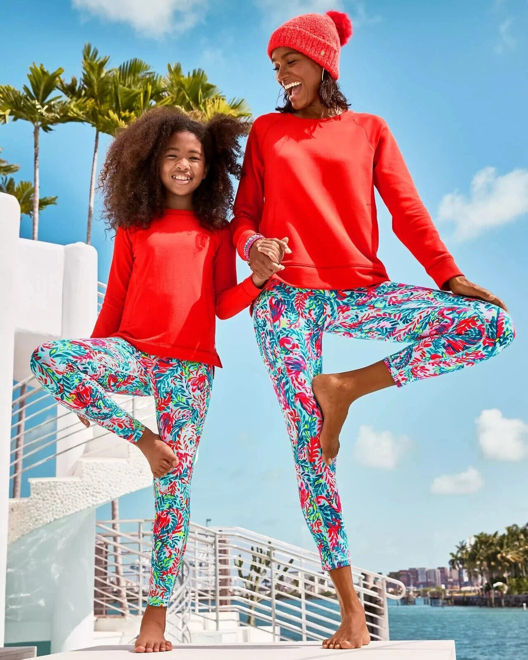 Lilly Pulitzer Girls Luxletic Mini Beach Comber Sweatshirt