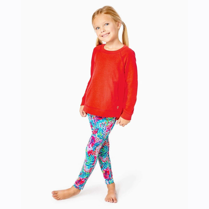 Lilly Pulitzer Girls Luxletic Mini Beach Comber Sweatshirt