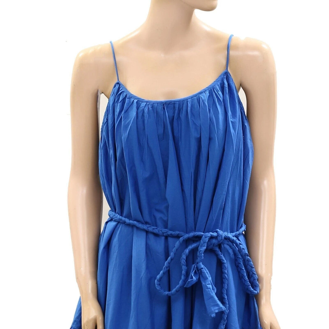 RHODE RESORT Nala Ruffle-Trim Cotton-Voile Mini Dress