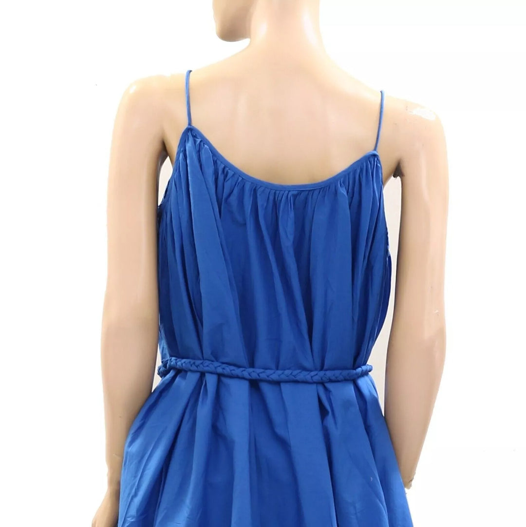 RHODE RESORT Nala Ruffle-Trim Cotton-Voile Mini Dress