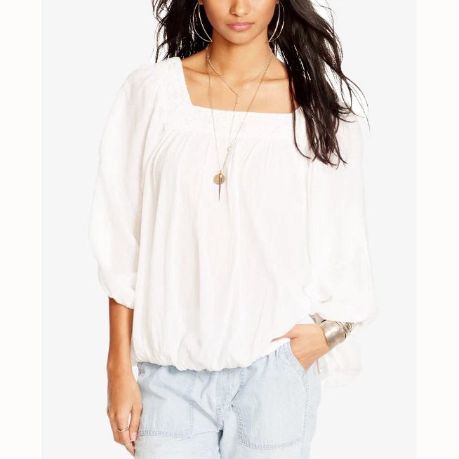 Denim & Supply Ralph Lauren Crochet Lace Tunic Top