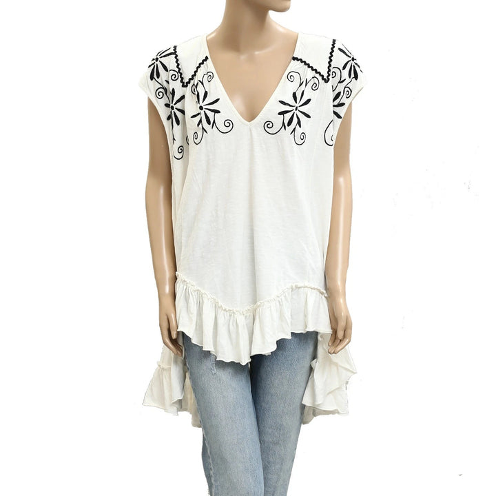 Free People Oaxaca Tee Tunic Top