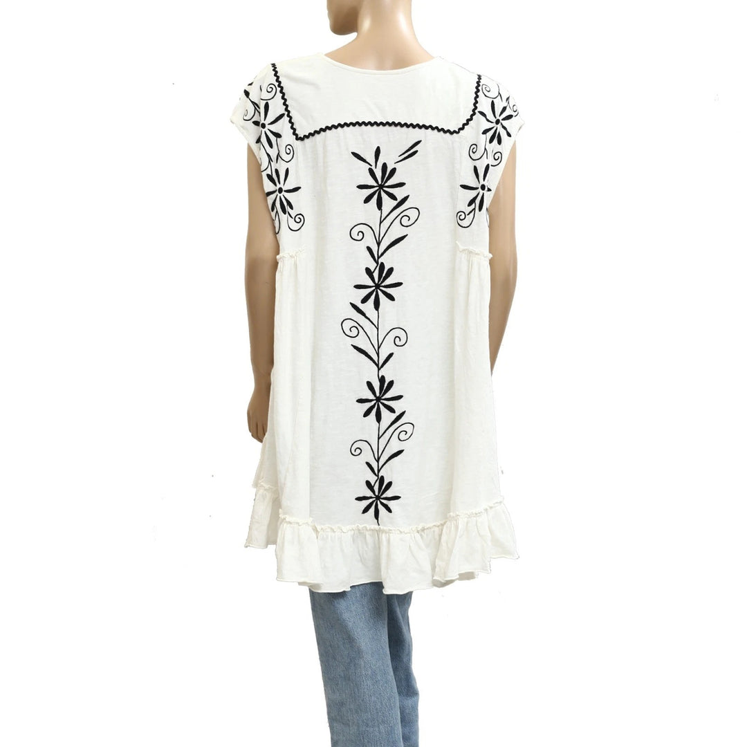 Free People Oaxaca Tee Tunic Top