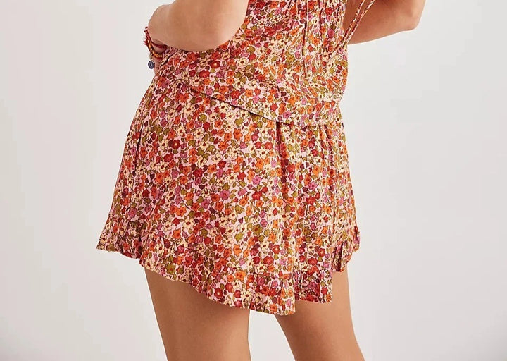 Free People Ellia Printed Shorts