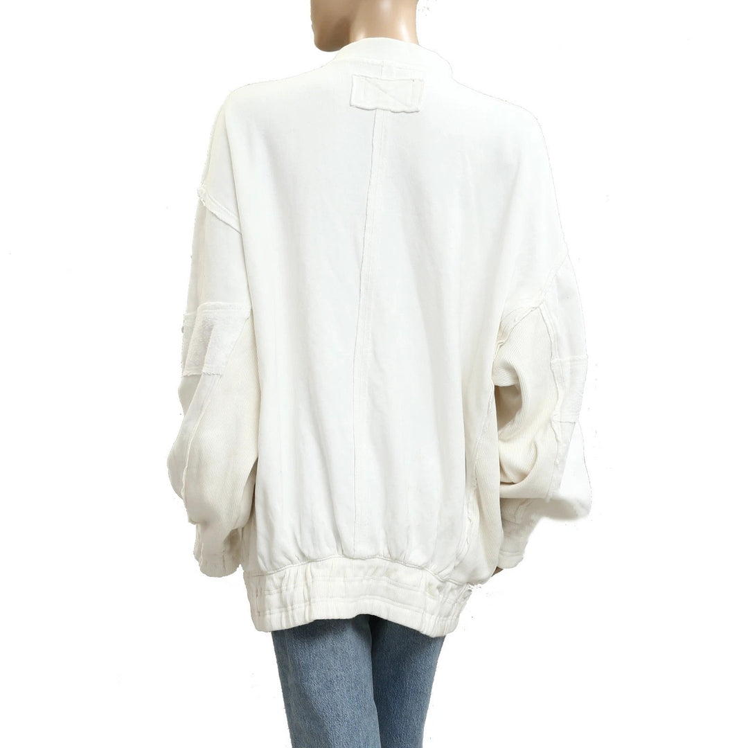 Free People Lou Moto Zip Jacket Top