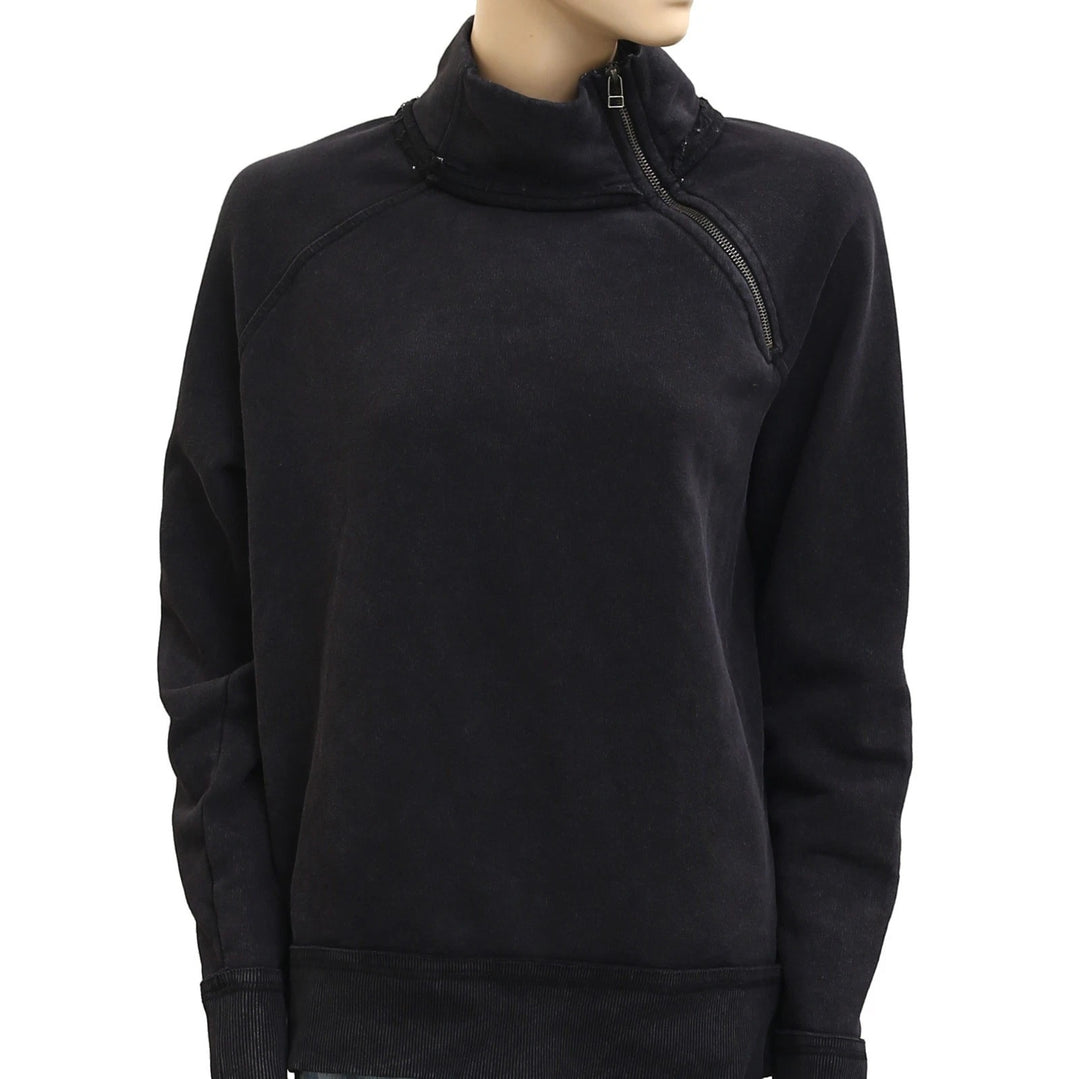 Free People We The Free Just A Game Half-Zip Sweatshirt Top