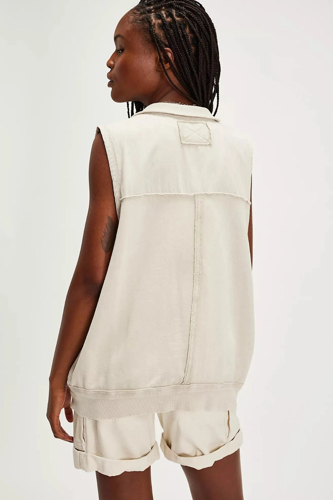 Free People We The Free Jeje Vest Blouse Top