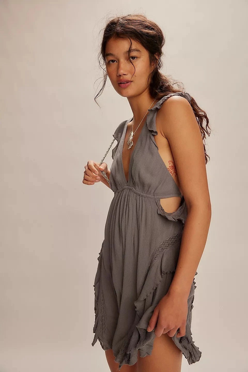 Free People Free-est More Is More Mini Dress – White Chocolate Couture