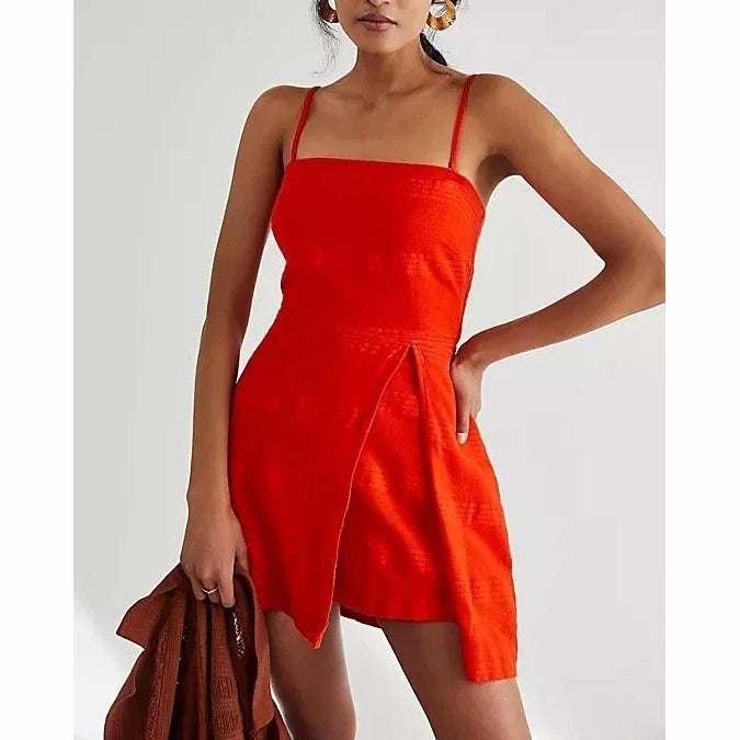 Free People Go Get Em Skort Romper Dress