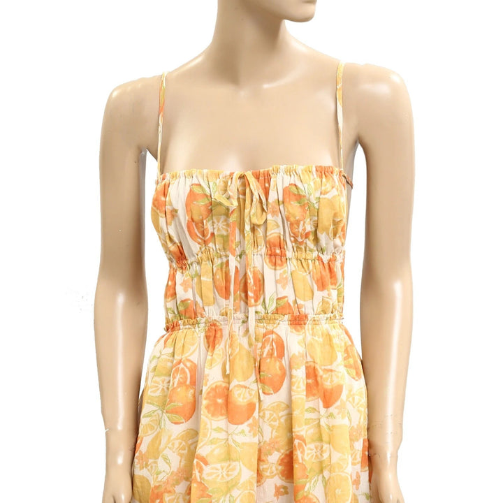 Free People Taking Sides Print Mini Dress