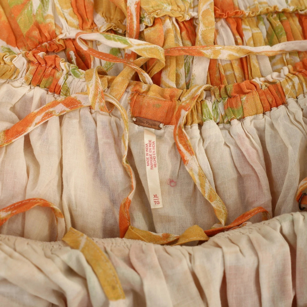 Free People Taking Sides Print Mini Dress