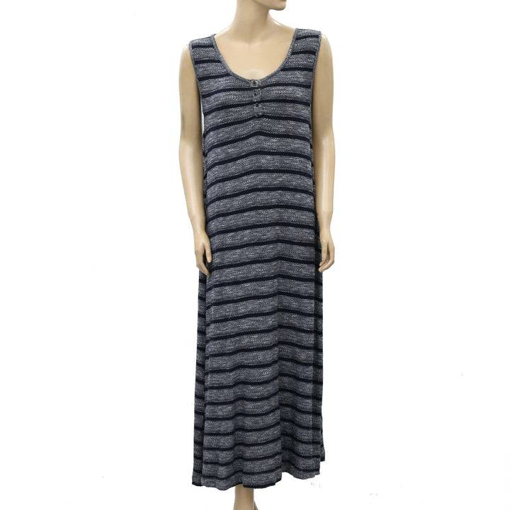 Soft Surrounds 条纹印花长连衣裙