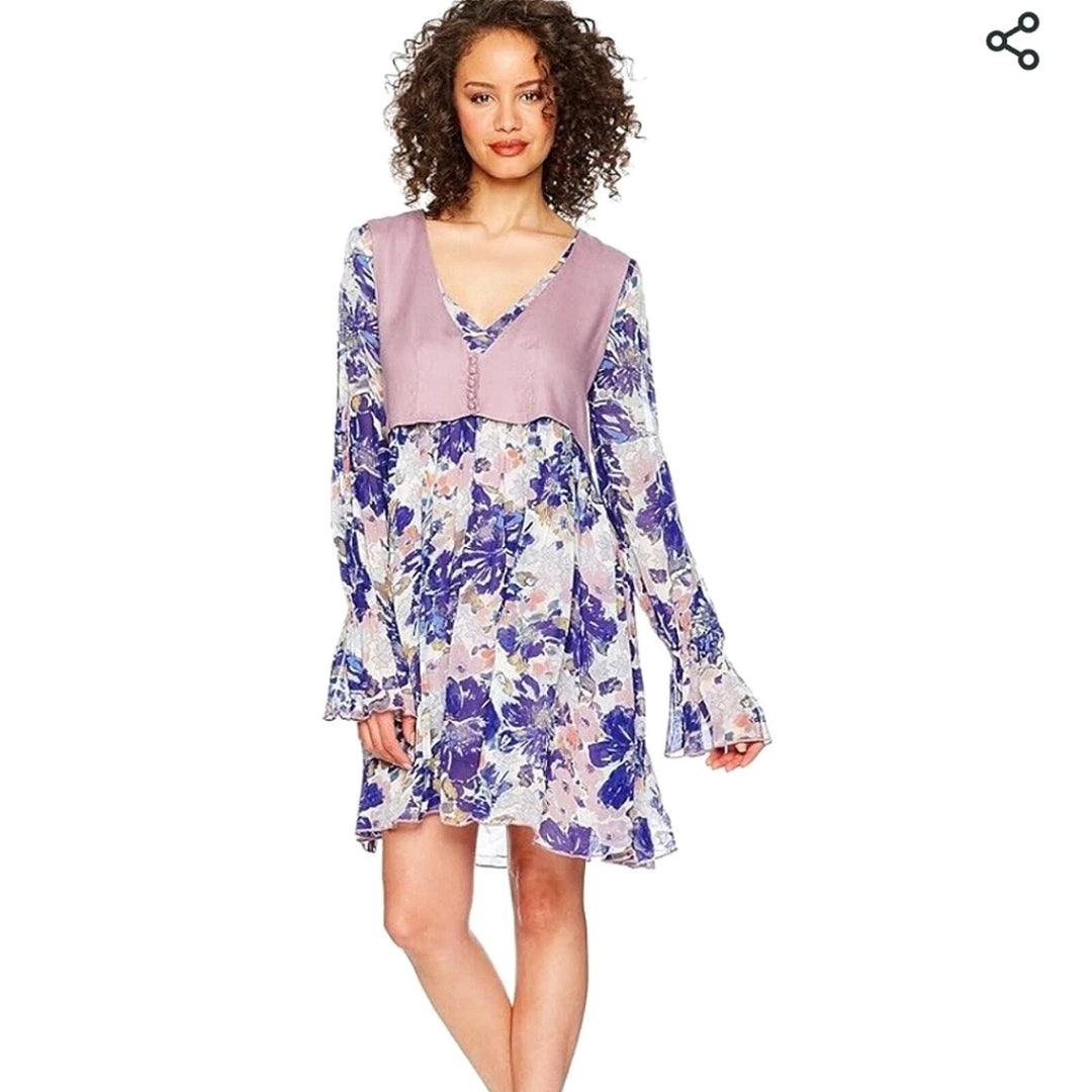 Free People Alice Vested Mini Dress