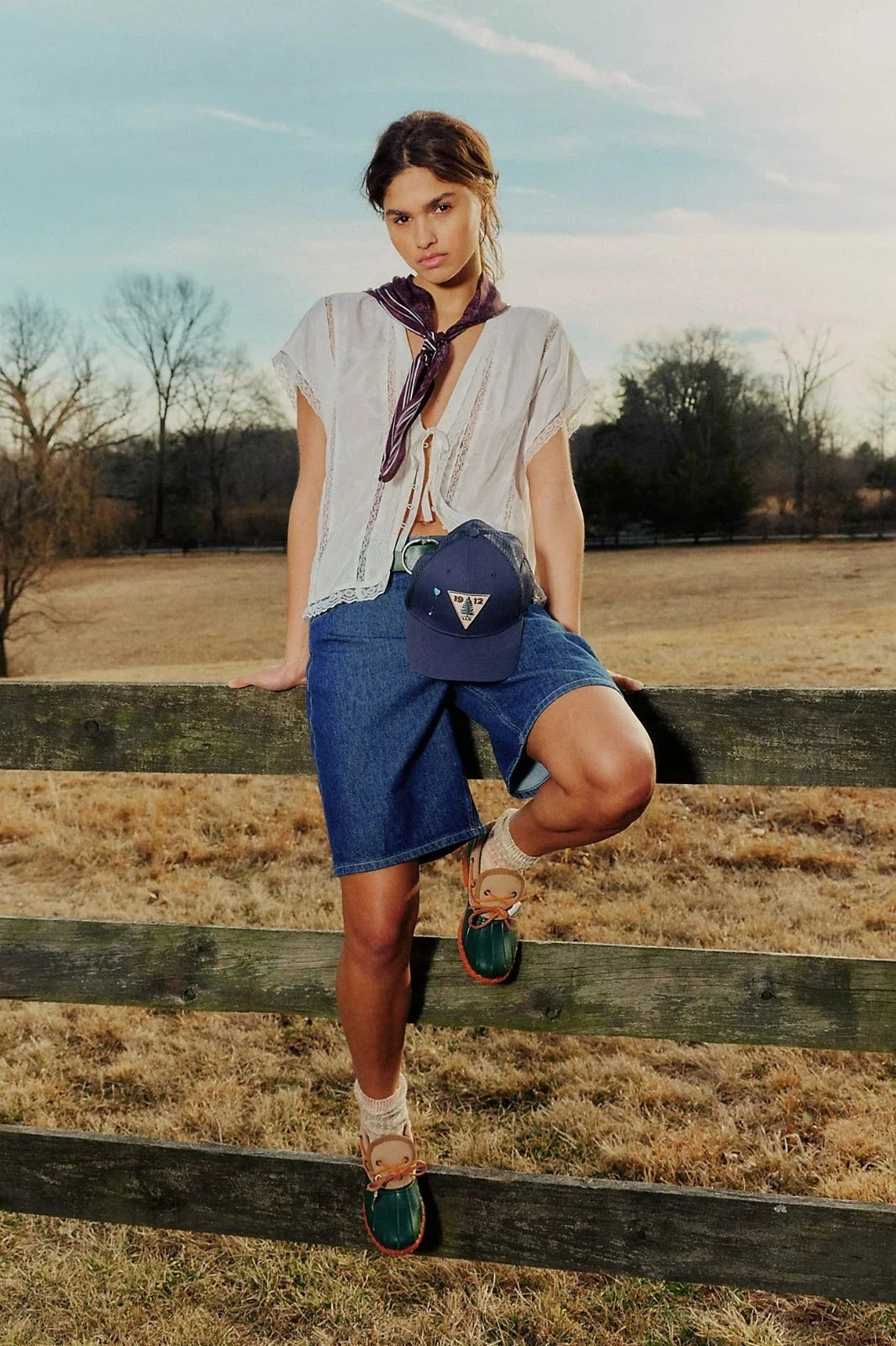 Free People Marigold Shine Lace Blouse Top