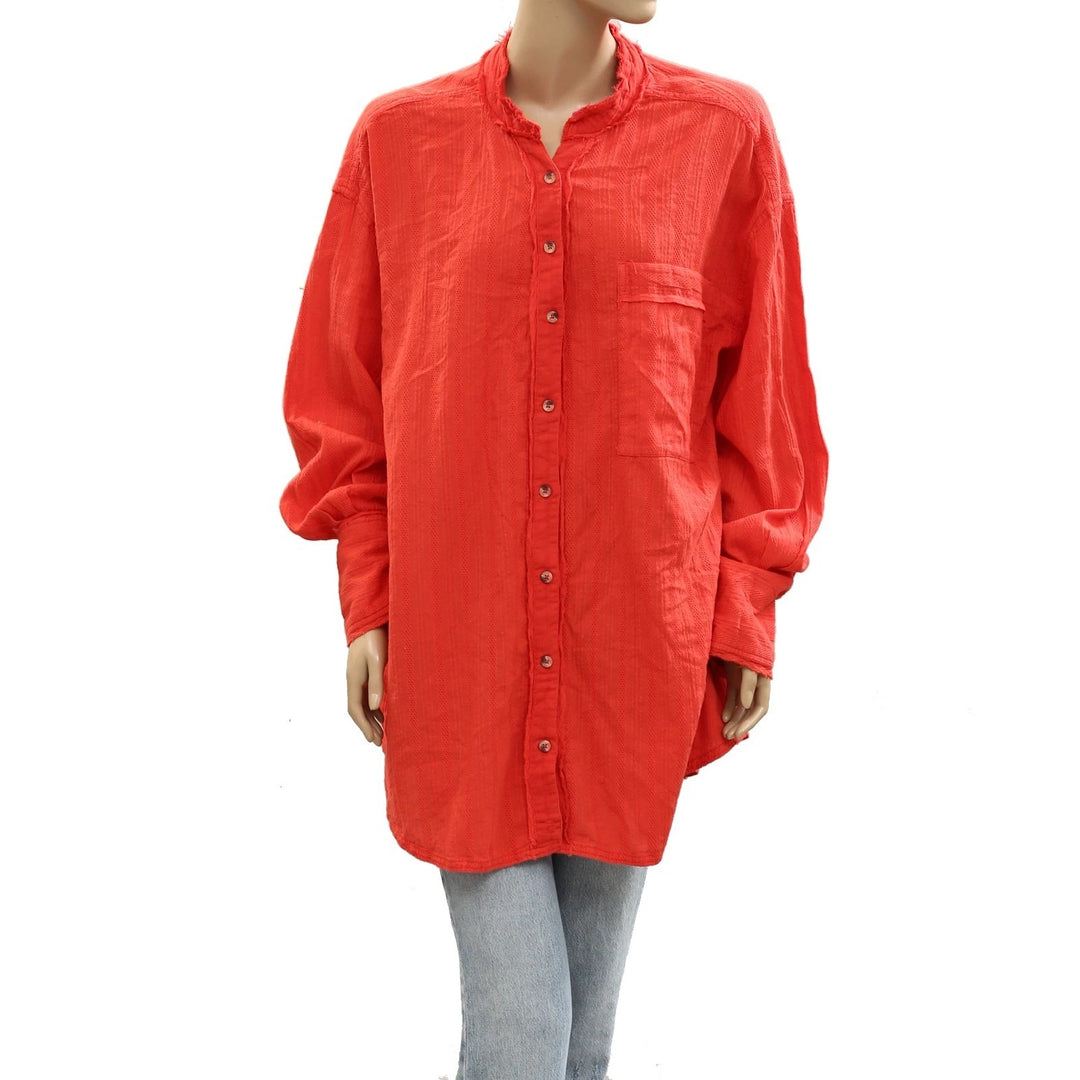 Free People We The Free Summer Sorbet Shirt Top