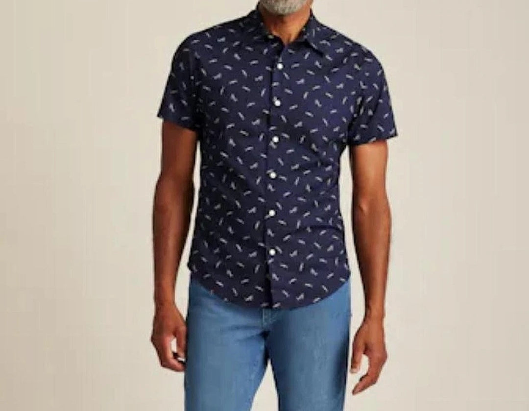 bonobos dress shirts 2% spandex Machine wash Bonobos Short Sleeve Men's Shirt