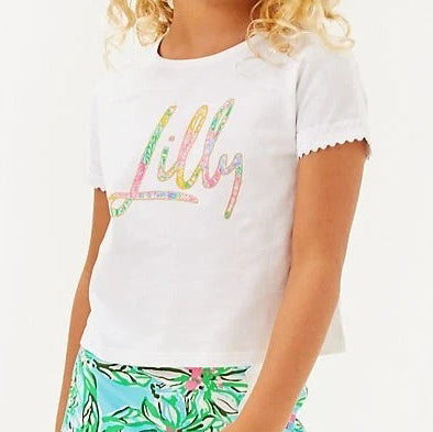 Lilly Pulitzer Girls Mini Rally Tee Top