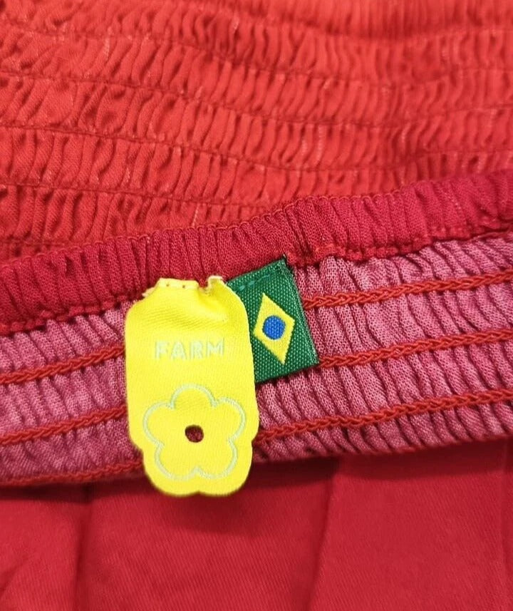 Farm Rio Anthropologie Tuca Tropica Cropped Tank Top