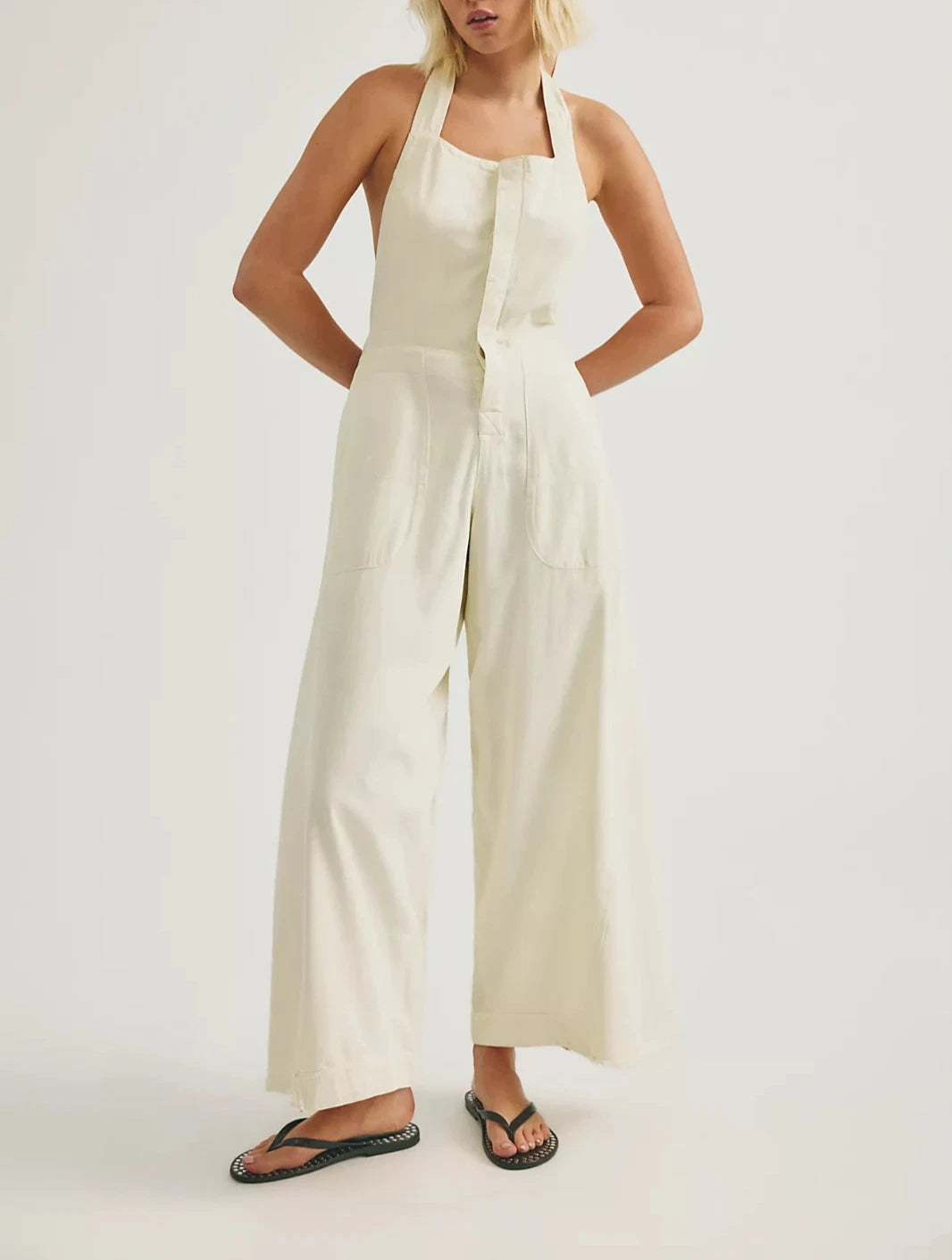 Free People We The Free Solid Jumpsuit