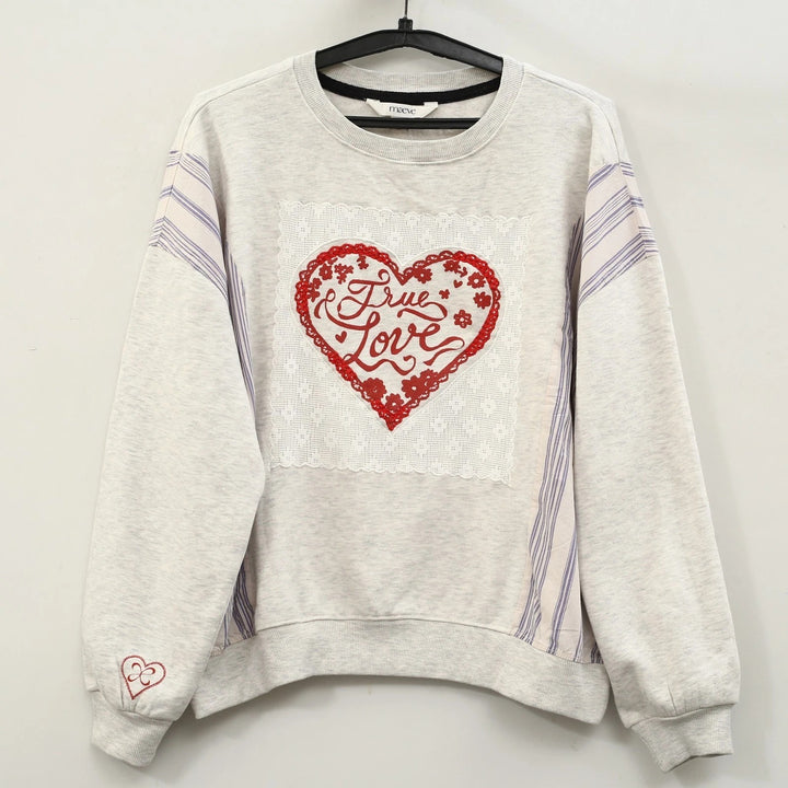 Anthropologie Maeve Be True Long-Sleeve Crew-Neck Sweater Top