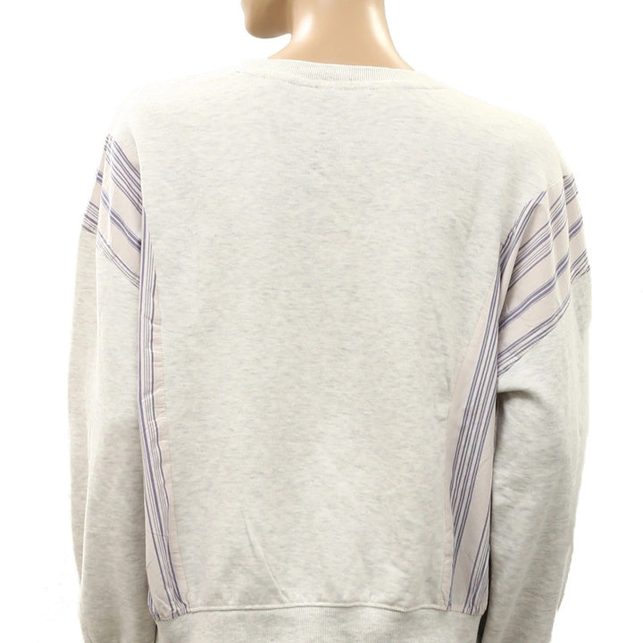 Anthropologie Maeve Be True Long-Sleeve Crew-Neck Sweater Top