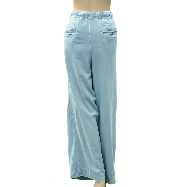 Free People Women's Wide-Leg Drawstring Trouser Pants