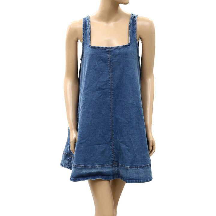 Anthropologie Maeve Keiko Denim Mini Dress