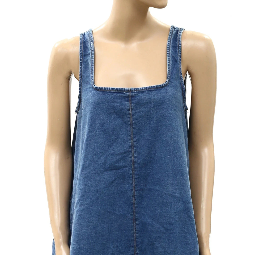 Anthropologie Maeve Keiko Denim Mini Dress