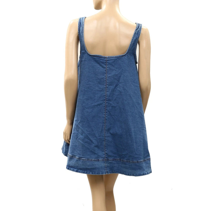 Anthropologie Maeve Keiko Denim Mini Dress