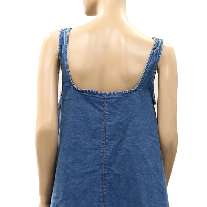 Anthropologie Maeve Keiko Denim Mini Dress