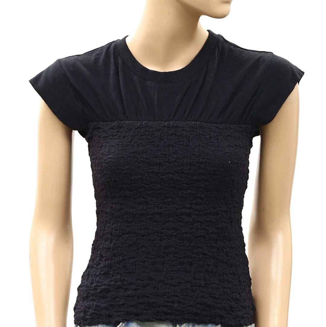 Maeve By Anthropologie Smocked Muscle Top