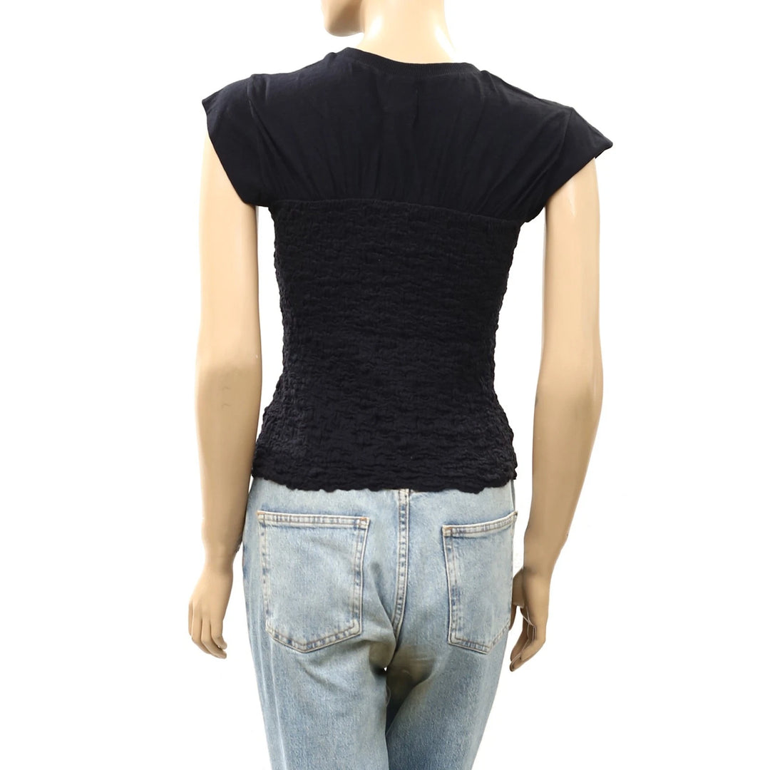 Maeve By Anthropologie Smocked Muscle Top