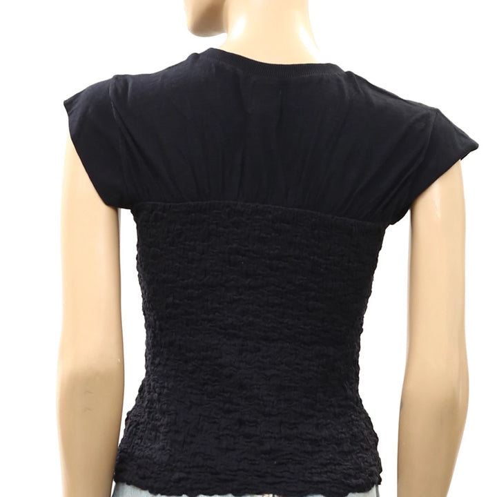 Maeve By Anthropologie Smocked Muscle Top