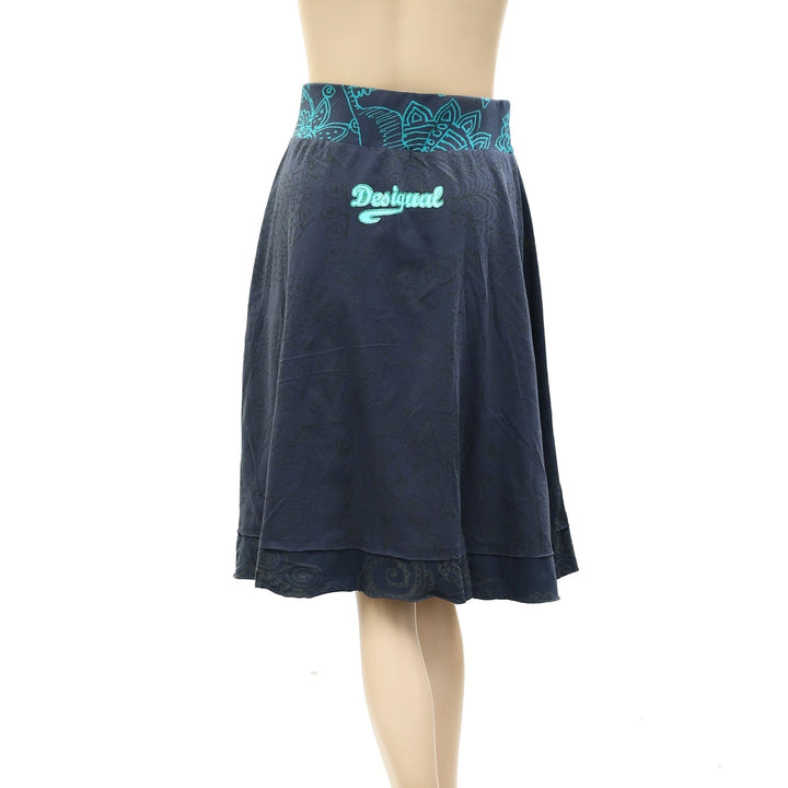 Desigual Rubber Floral Printed Mini Skirt