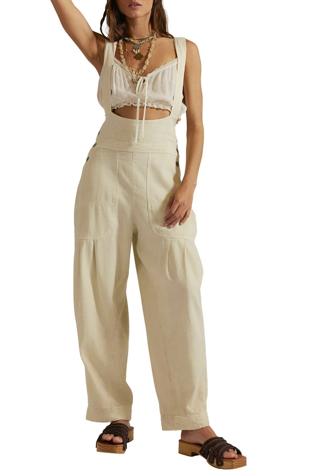 Free People We The Free Felix Tapered Overalls Jumpsuit