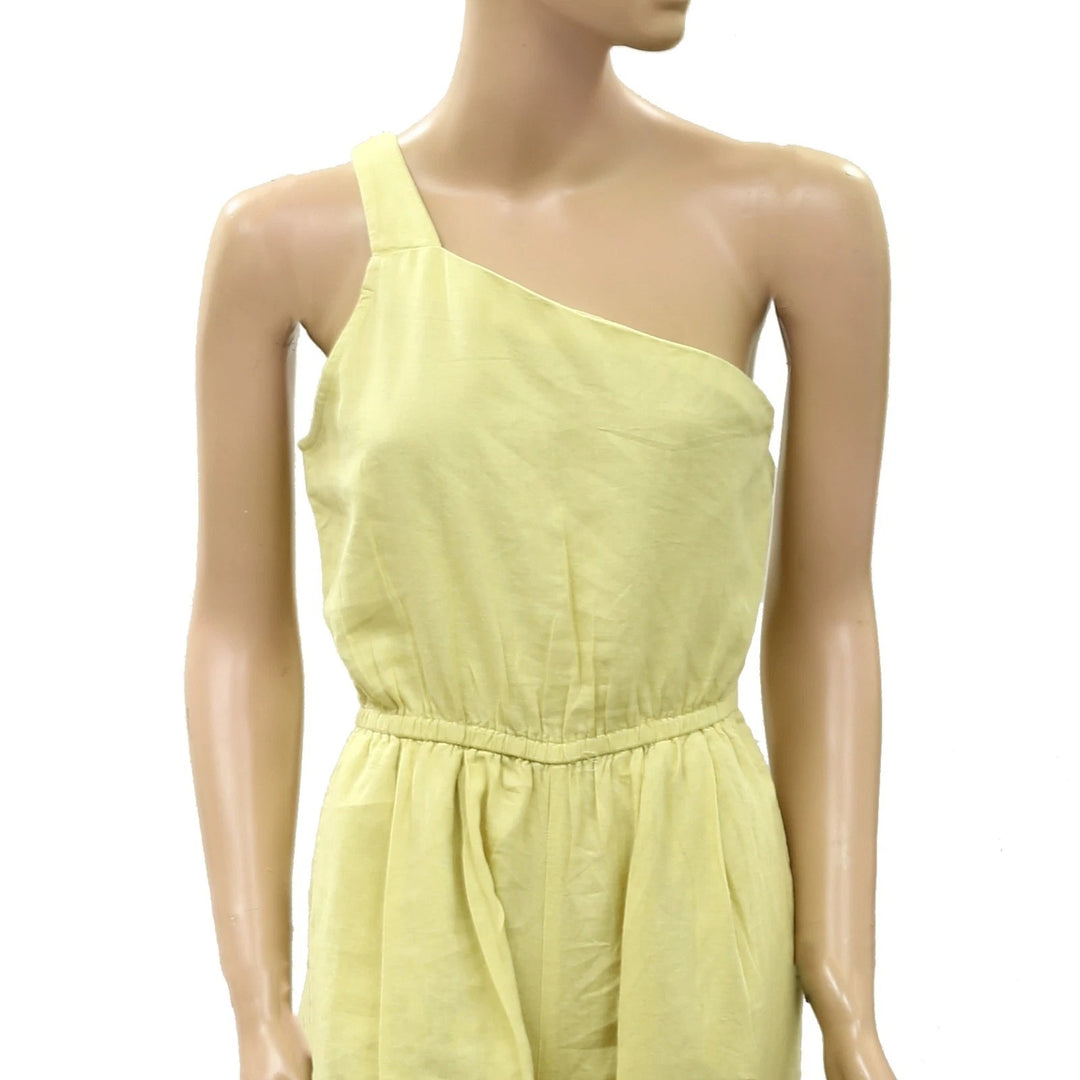 Anthropologie Celandine One-Shoulder Jumpsuit Dress