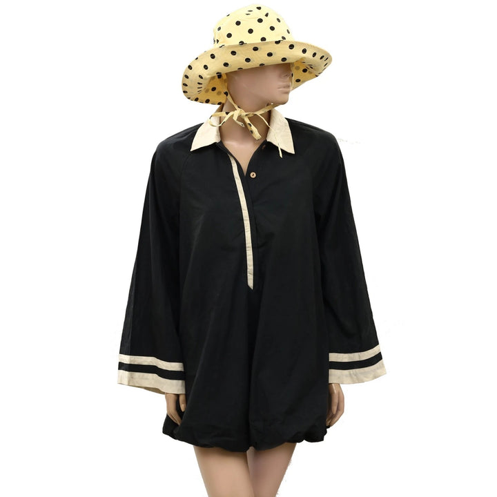 Damson Madder Polka Dot Bucket Hat Printed Embroidered Logo