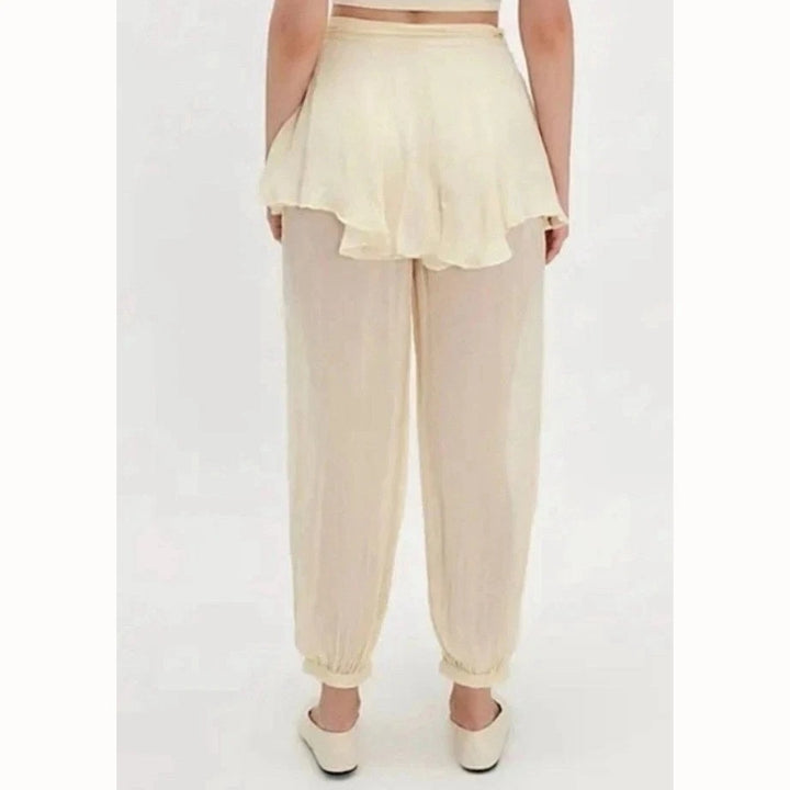 Free People Tongue Tied Sheer Balloon Pants