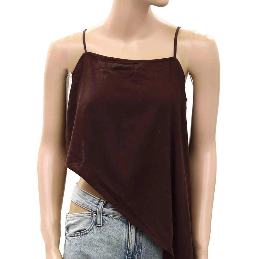 Free People Free-est Sandshell Linen Delia Cami Tank Top