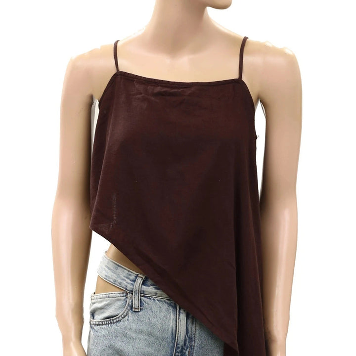 Free People Free-est Sandshell Linen Delia Cami Tank Top