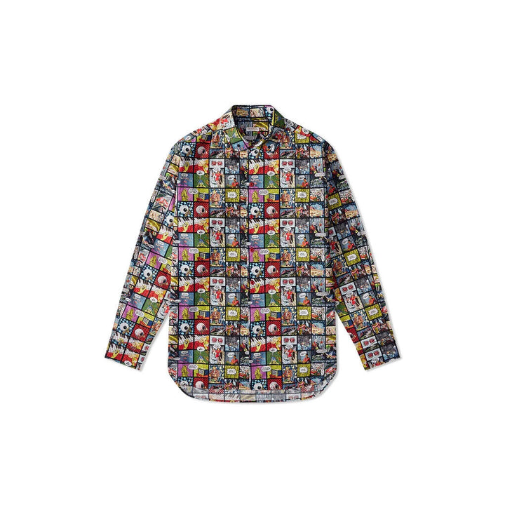 Horrox Men's We Love Music Comic Strip Shirt